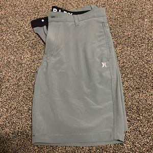 Hurley hybrid shorts. Olive green color. Size 32. Never worn.